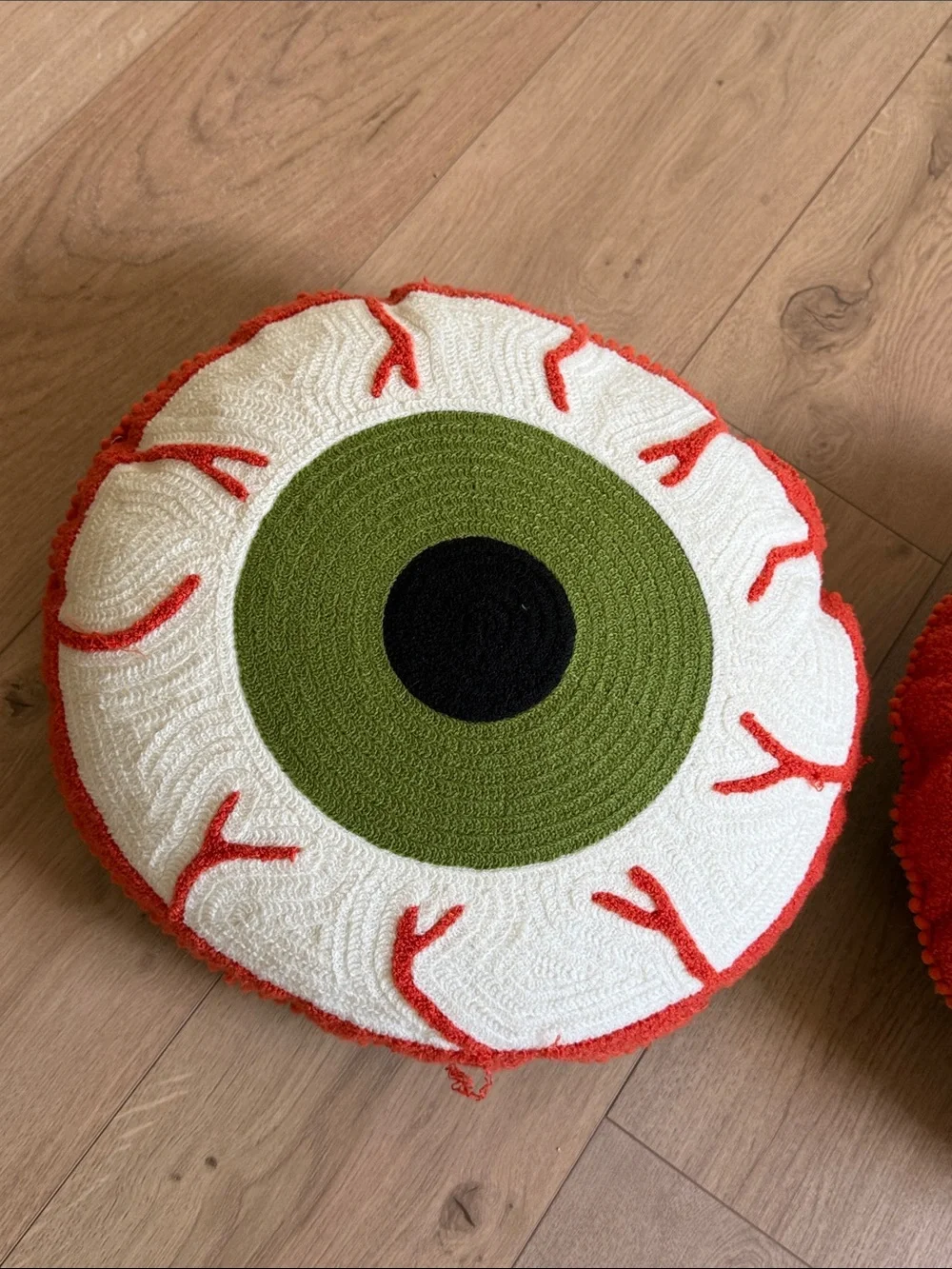 Mary & Edgar Eye Halloween Holiday Decor Throw Pillows
